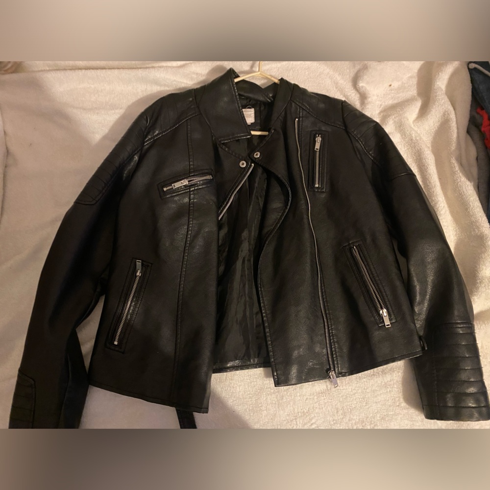 Fake leather jacket, size X-Large